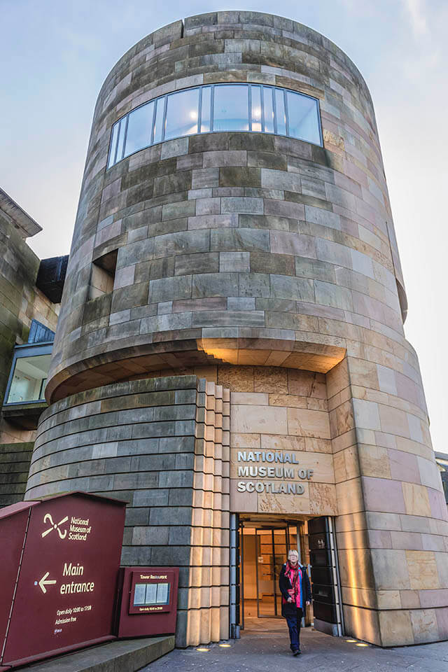 The National Museum of Scotland on Chambers Street in Edinburgh