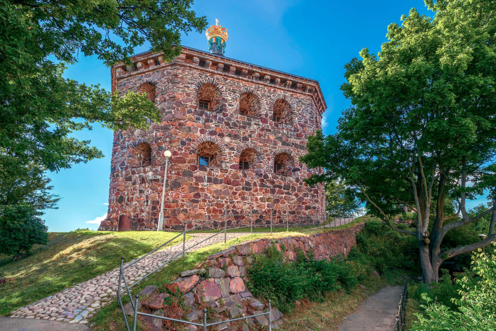 Skansen Kronan hilltop stone fortress, the best free viewpoint over Gothenburg