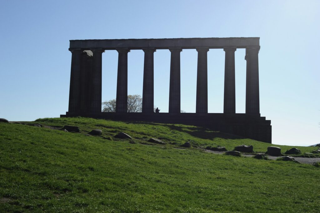 The National Monument on Calton Hill in Edinburgh