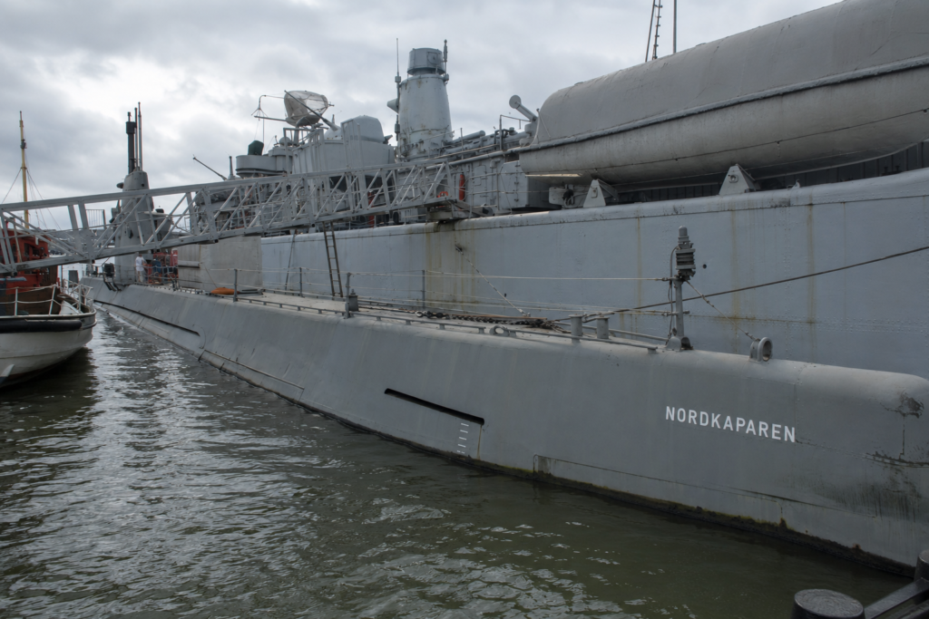 Das Kalte-Kriegs-U-Boot Nordkaparen am Maritiman-Museum in Göteborg